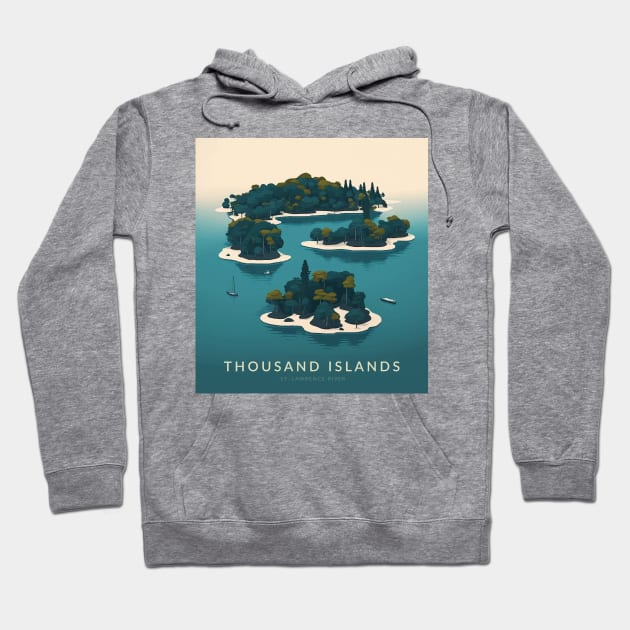 Thousand Islands Hoodie by mbloomstine